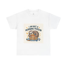 Load image into Gallery viewer, Lazy sloth eating Breakfast#2 Funny T-shirt
