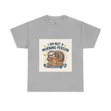 Load image into Gallery viewer, Lazy sloth eating Breakfast#2 Funny T-shirt

