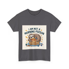 Load image into Gallery viewer, Lazy sloth eating Breakfast#2 Funny T-shirt
