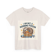 Load image into Gallery viewer, Lazy sloth eating Breakfast#2 Funny T-shirt
