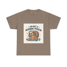 Load image into Gallery viewer, Lazy sloth eating Breakfast#2 Funny T-shirt
