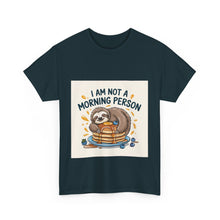 Load image into Gallery viewer, Lazy sloth eating Breakfast#2 Funny T-shirt
