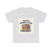 Load image into Gallery viewer, Lazy sloth eating Breakfast#2 Funny T-shirt
