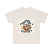 Load image into Gallery viewer, Lazy sloth eating Breakfast#2 Funny T-shirt
