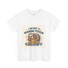 Load image into Gallery viewer, Lazy sloth eating Breakfast#2 Funny T-shirt
