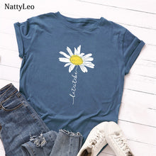 Load image into Gallery viewer, Daisy Print Summer T Shirt
