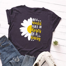 Load image into Gallery viewer, Daisy Print Summer T Shirt
