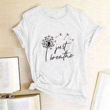 Load image into Gallery viewer, Dandelion Printed T-shirts Women
