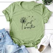 Load image into Gallery viewer, Dandelion Printed T-shirts Women
