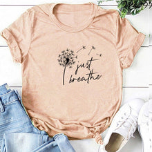 Load image into Gallery viewer, Dandelion Printed T-shirts Women
