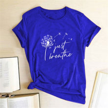 Load image into Gallery viewer, Dandelion Printed T-shirts Women
