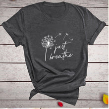 Load image into Gallery viewer, Dandelion Printed T-shirts Women
