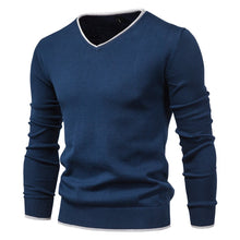 Load image into Gallery viewer, Pullover V-neck Men&#39;s Sweater
