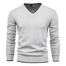 Load image into Gallery viewer, Pullover V-neck Men&#39;s Sweater
