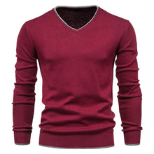 Load image into Gallery viewer, Pullover V-neck Men&#39;s Sweater
